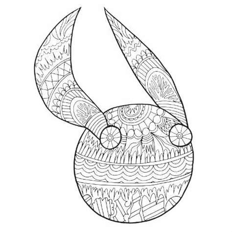 Golden Snitch Free Coloring Page Harry Potter Coloring Pages