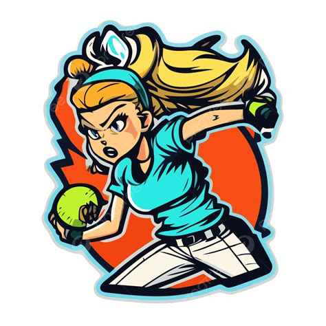 Softball Girl Clipart Png Vector Psd And Clipart With Transparent