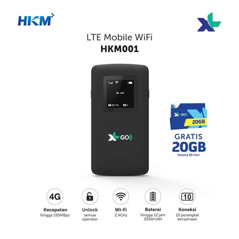 Jual Hkm Modem Mifi Wifi G Lcd Display Unlock Free Xl Go Izi Gb