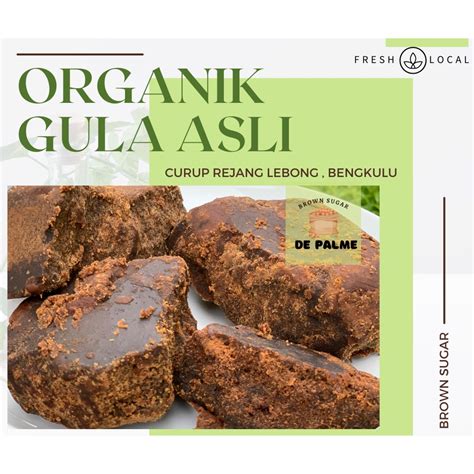 Jual Gula Aren Asli Brown Sugar Gula Batok Asli Curup Bengkulu