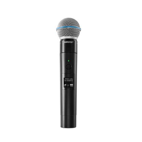 Shure Mxw X Handheld Transmitter With Beta A Capsule Z Band