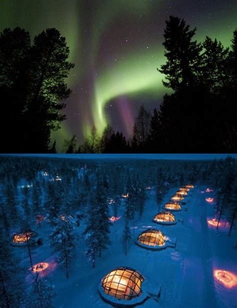 Igloo Village Hotel Kakslauttanen In Finland Is Designed For