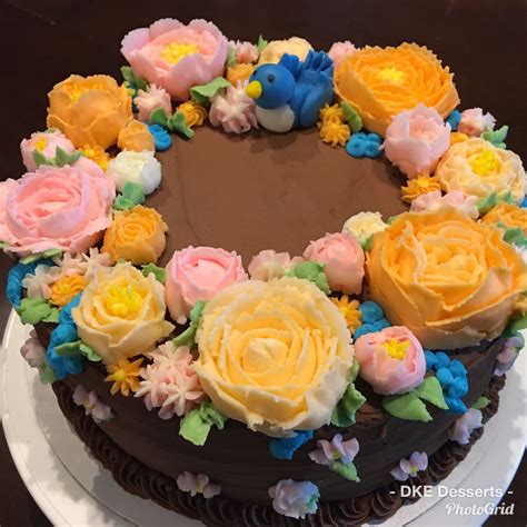 Chocolate flower cake | Desserts, Chocolate, Chocolate flowers