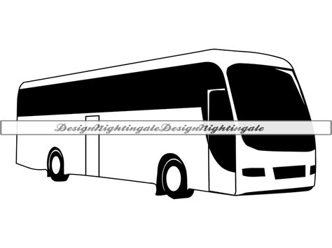 Coach Bus Svg Coach Bus Clipart Coach Bus Files For Cricut Coach Bus