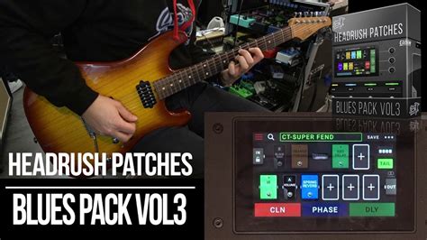 Headrush Pedalboard Gigboard Mx Patches Blues Pack Vol