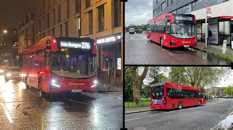 Brand New Stagecoach Electric Vehicles On London Bus Route 276 YouTube