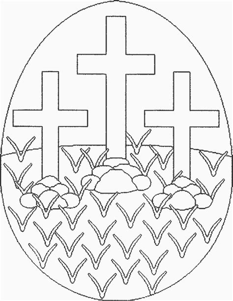 Printable Easter Religious Coloring Pages