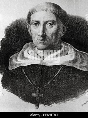 Melchior Cano (1509-1560). Spanish Scholastic theologian. Engraving ...
