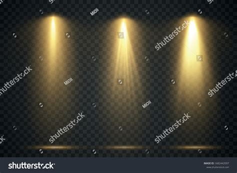 Vector Light Sources Concert Lighting Stage Stock Vector (Royalty Free ...