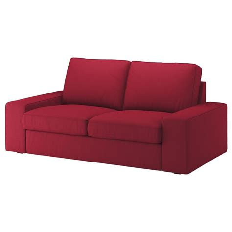 Kivik Cover Two Seat Sofa Orrsta Red Ikea