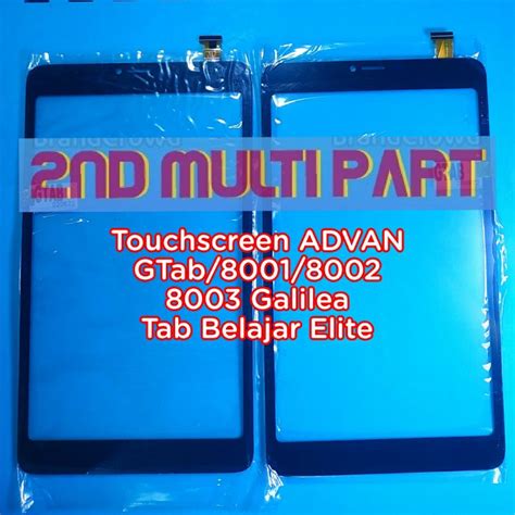 Jual Touchscreen ADVAN Gtab 8001 8002 8003 Tab Belajar Elite Shopee