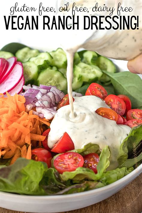 The Best Vegan Ranch Dressing Recipe Made Creamy And Oil Free With Cashews And Classic Ranch