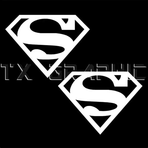 Autocollant Vinyle Logo Superman Vs Batman Autocollant Fenêtre De