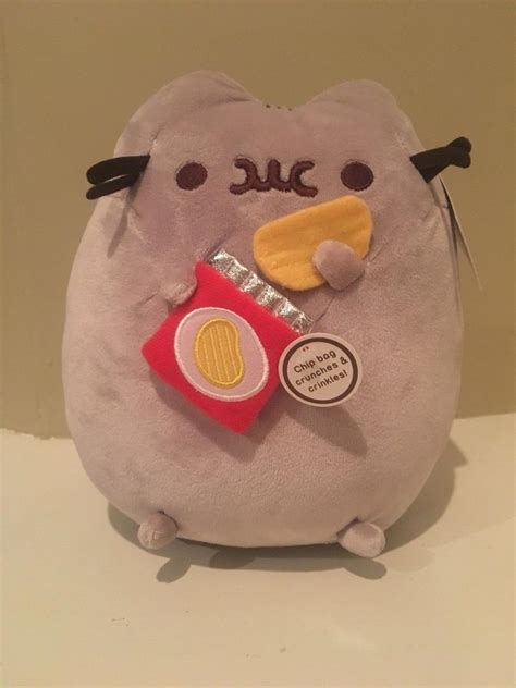 Pusheen With Potato Chips Plushie 1930224505