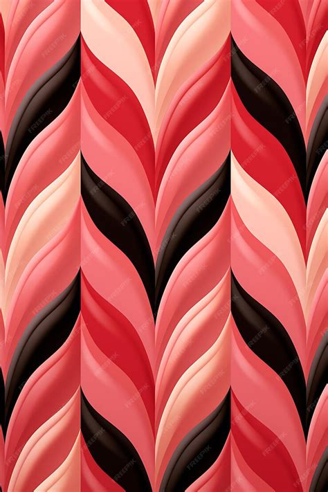 Premium Ai Image Geometric Chevron Patterns Wallpaper