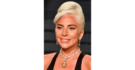 Lady Gaga Wears 128 Carat Yellow Tiffany Diamond Necklace To 2019 Oscars Lady Gagas Necklace