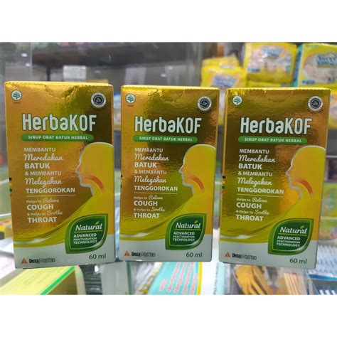 Jual HERBAKOF SYR 60ML Per Botol Shopee Indonesia