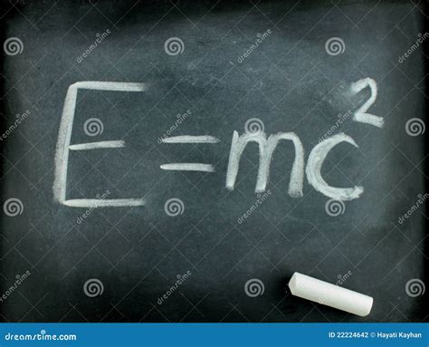 Famous Albert Einsteins Equation Emc2 Stock Photo Image Of Black