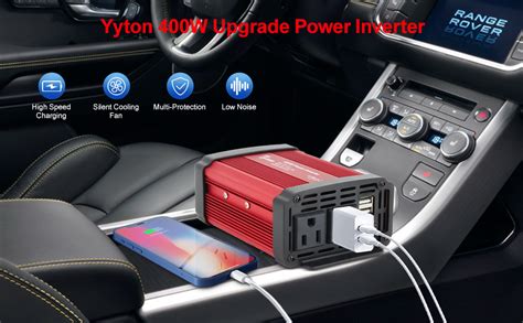 Amazon Yyton W Power Inverter For Vehicles Dc V To V Ac