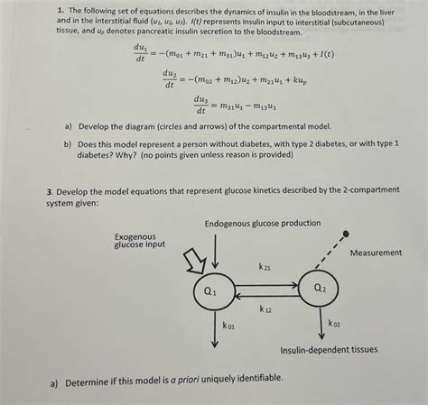 Solved The Following Set Of Equations Describes The Dynamics