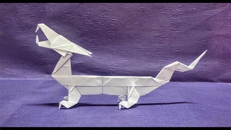 How To Fold An Origami Dragon Easy Origami Dragon Step By Step Youtube