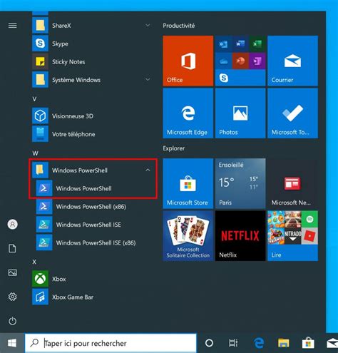 Ouvrir Powershell Sur Windows Le Crabe Info