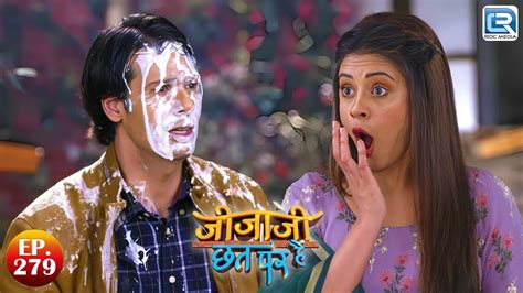 जीजा के मुँह पर फेक मारा किसी ने Cake Jija Ji Chhat Par Hai Full Episode Best Of Jija Ji