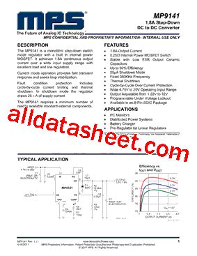 Mp Es Datasheet Pdf Monolithic Power Systems