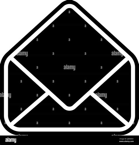 Email Icon Black Vector Illustration Stock Vector Image And Art Alamy