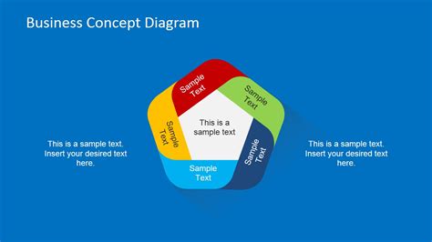 Flat Business Concept Diagram for PowerPoint - SlideModel