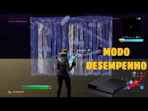 COMO ATIVAR MODO DESEMPENHO NO CONSOLE Fortnite YouTube