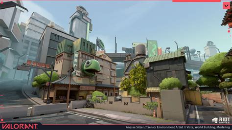 ArtStation - VALORANT Split Map Art, Anessa Silzer | Map art, Environment concept art ...