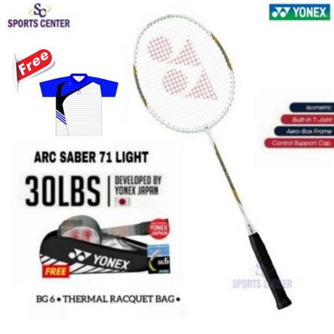 New Color Full Set Badminton Racket Yonex Arcsaber Light U G