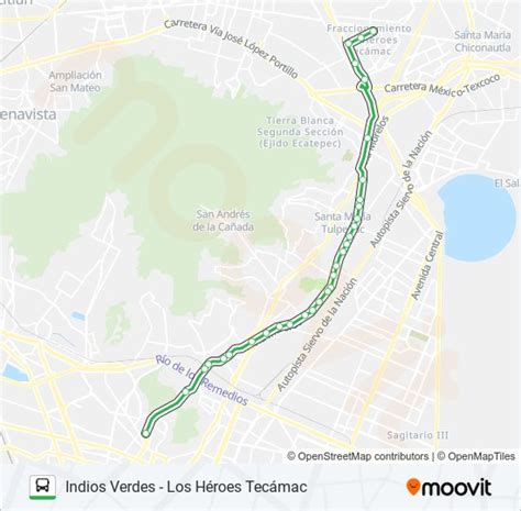 Ruta indios verdes los héroes tecámac horarios paradas y mapas