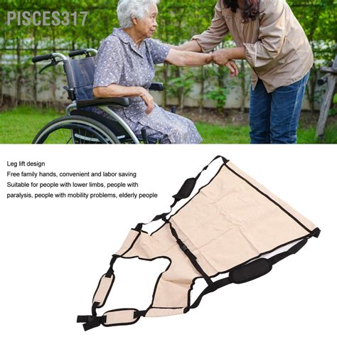 Pisces317 Patient Lift Slings Transfer Board Convenient Disabled Sling