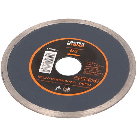 Ega Katalog produktów FASTER TOOLS Continuous diamond cutting disc