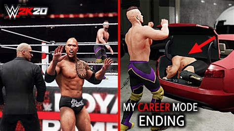 WWE 2K20 My Career Mode THE ENDING Wrestlemania YouTube