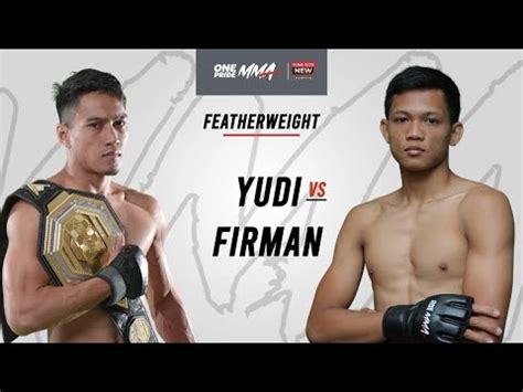 Yudi Cahyadi Vs Firman Muharram Full Fight One Pride Mma King Size