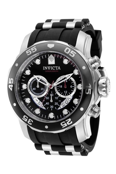 Invicta Pro Diver Scuba Nero Orologio Uomo Quarzo Mm