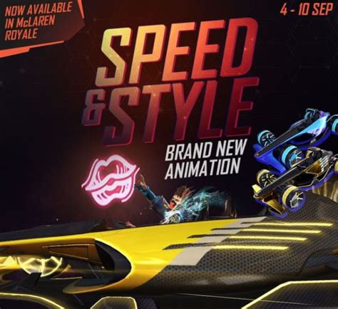 Free Fire Mclaren Royal Event Garena Ff Mcl Ff Car Skin