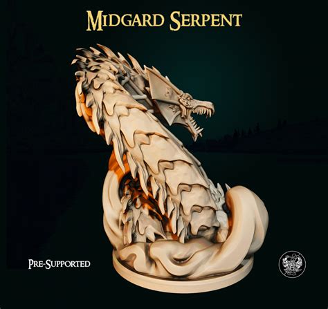 3d File Midgard Serpent・3d Printable Model To Download・cults