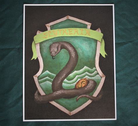 Houses of Hogwarts School Art Print Set of 4 Fantasy Art - Etsy