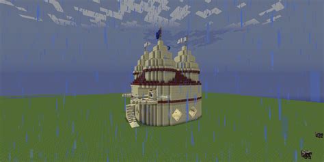 Minecraft - Sand castle - ( Side view ) by PumpkinBane on DeviantArt