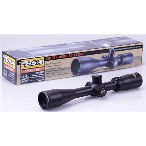 Bsa Sweet 22 S22 618x40sp Air Rifle Riflescope Scope Telescopic Sight