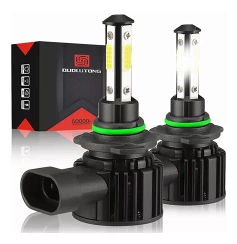 Hb Hb Kit De Faros Led De Lados Cob K Meses Sin Inter S