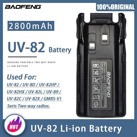 Baofeng Bater A De Uv Original Para Walkie Talkie Bater A De