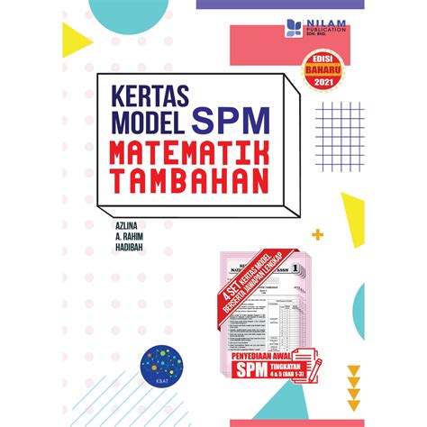 Kertas Model Spm Matematik Tambahan 2021 Shopee Malaysia