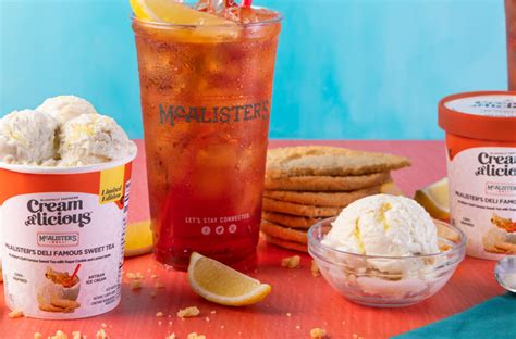 McAlister's Deli Famous Sweet Tea Ice Cream captures summertime in a scoop