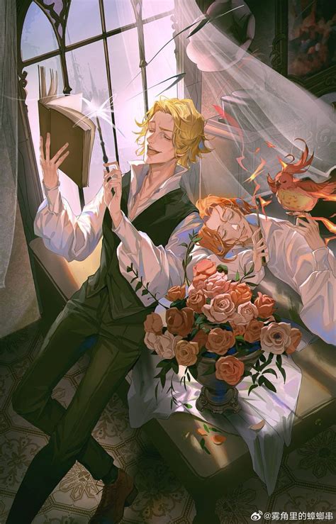 Grindeldore Ggad Illustration Gellert Grindelwald X Albus Dumbledore