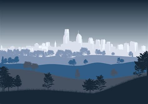 Philly Skyline Vector at Vectorified.com | Collection of Philly Skyline ...